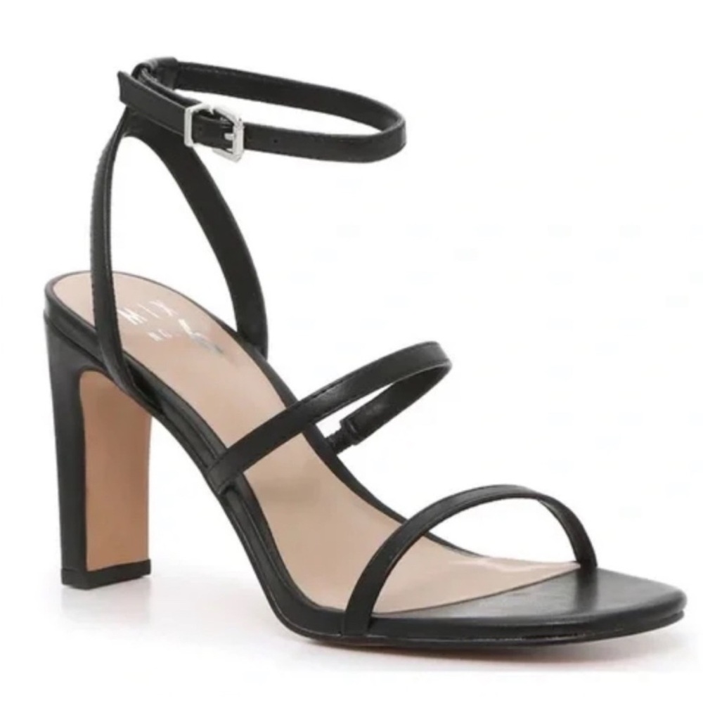 Mix No. 6 Black Strappy Heels
